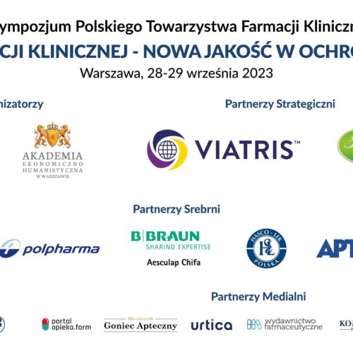 I Sympozjum Polskiego Towarzystwa Farmacji Klinicznej 28-29.09.2023 r