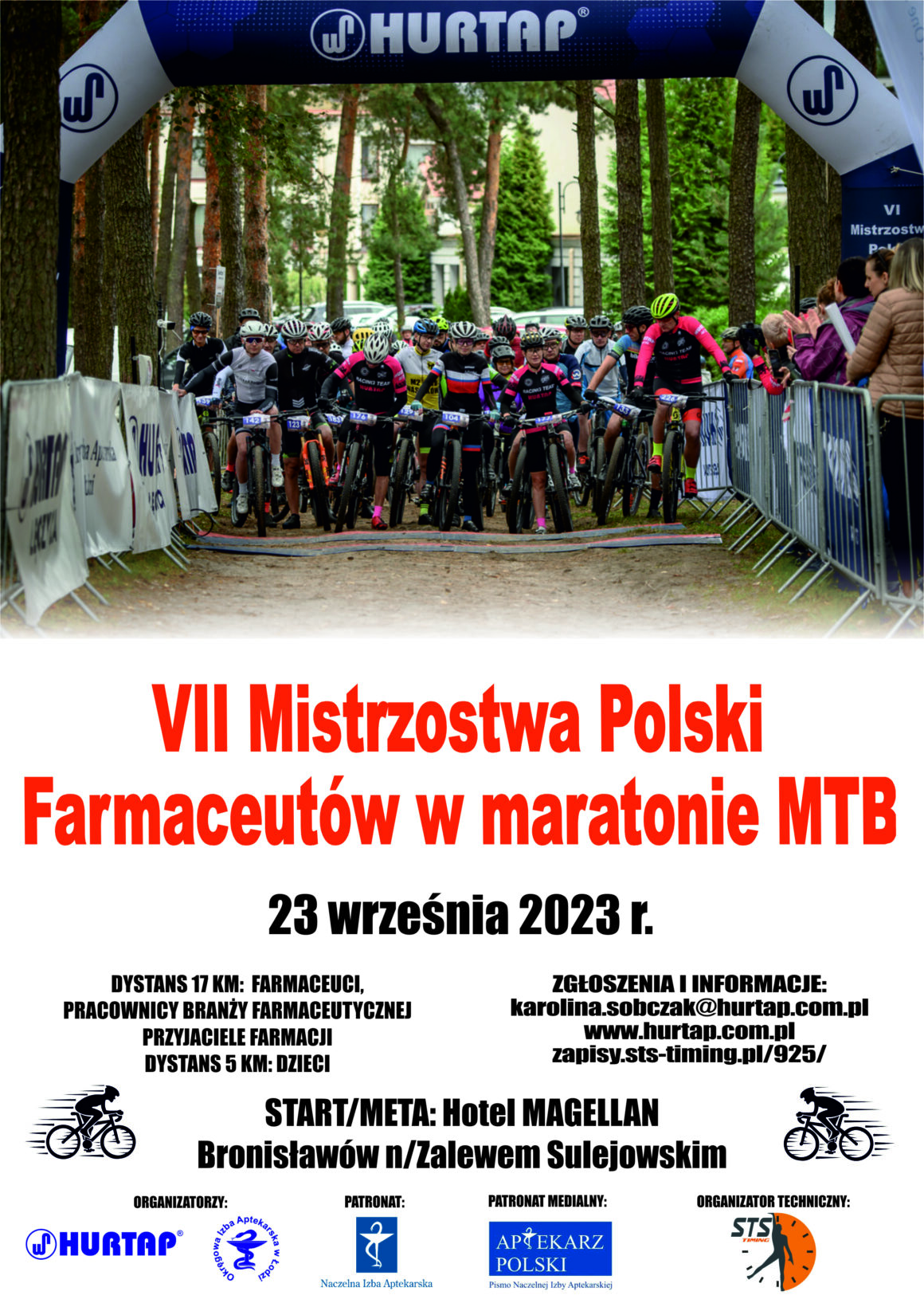 Zaproszenie na VII Mistrzostwa Polski Farmaceutów w maratonie MTB