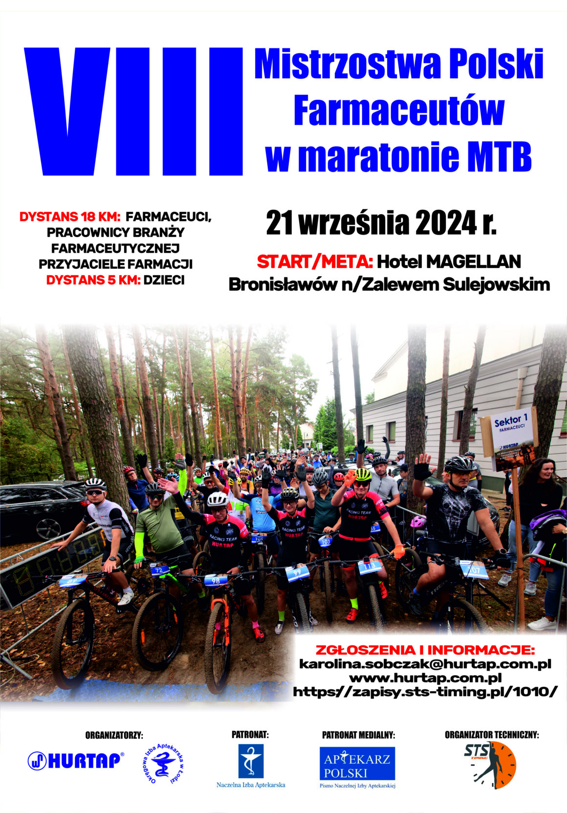 VIII Mistrzostwa Polski Farmaceutów w maratonie MTB