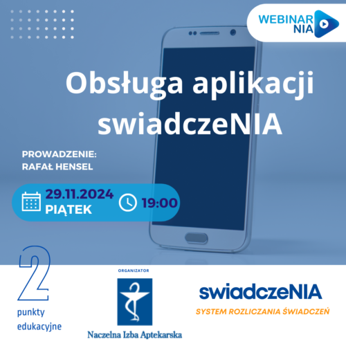 Webinar – Obsługa aplikacji swiadczeNIA