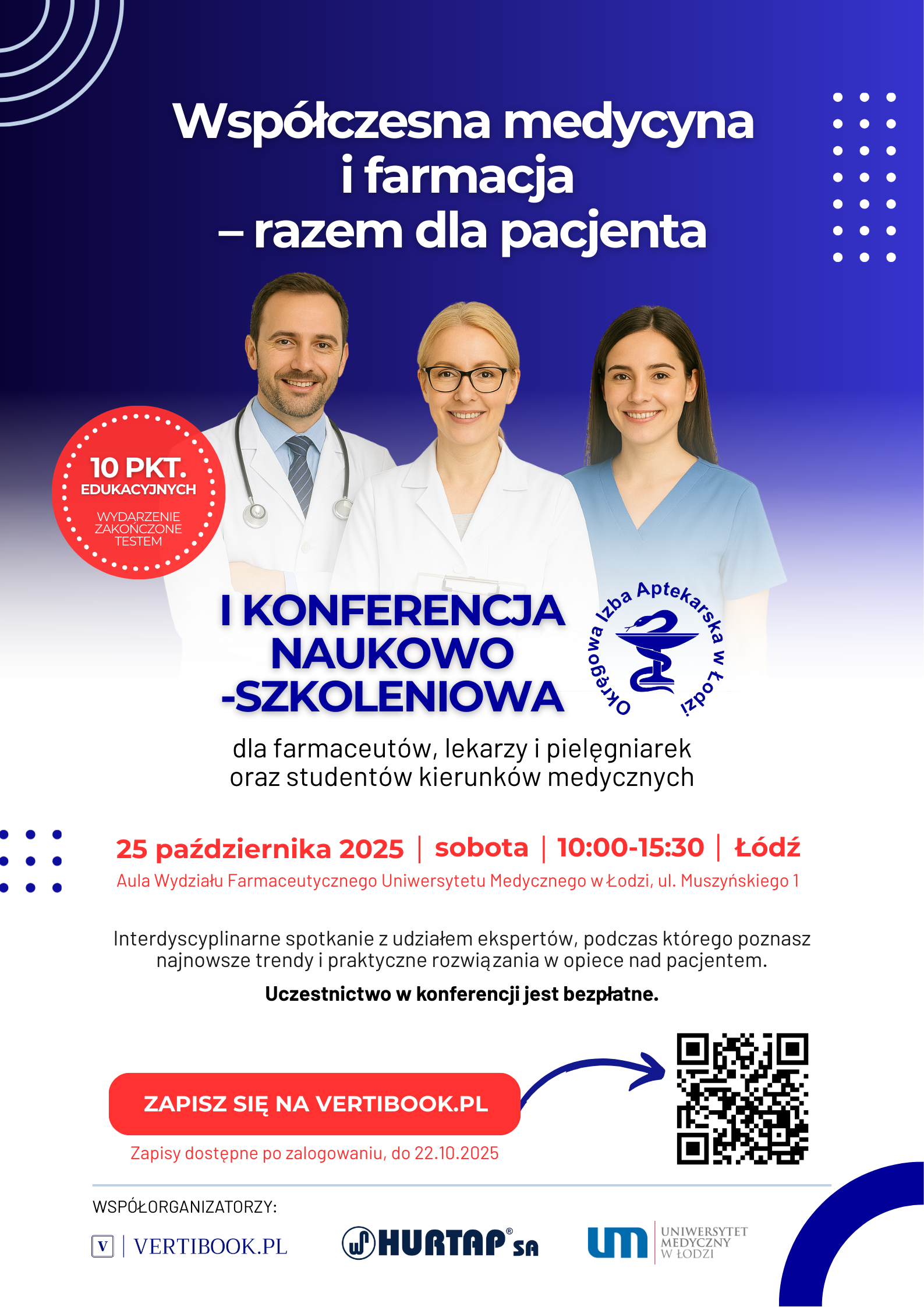 Plakt konferencji w Łodzi