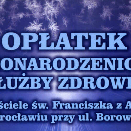 oplatek_2026_min Opłatek Bożonarodzeniowy Służby Zdrowia – 4.01.2026 r.