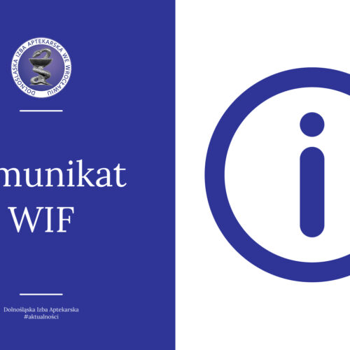 wif_info Komunikat Dolnośląskiego Wojewódzkiego Inspektora Farmaceutycznego