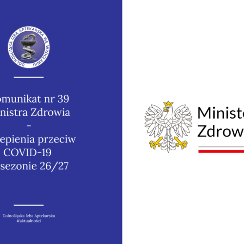 MZ_0709 Komunikat nr 39 Ministra Zdrowia w sprawie realizacji szczepień przeciw COVID-19 w sezonie 2026/2027