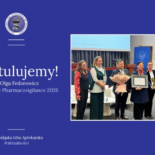 Dr Olga Fedorowicz nagrodzona tytułem „Osobowość Pharmacovigilance 2026