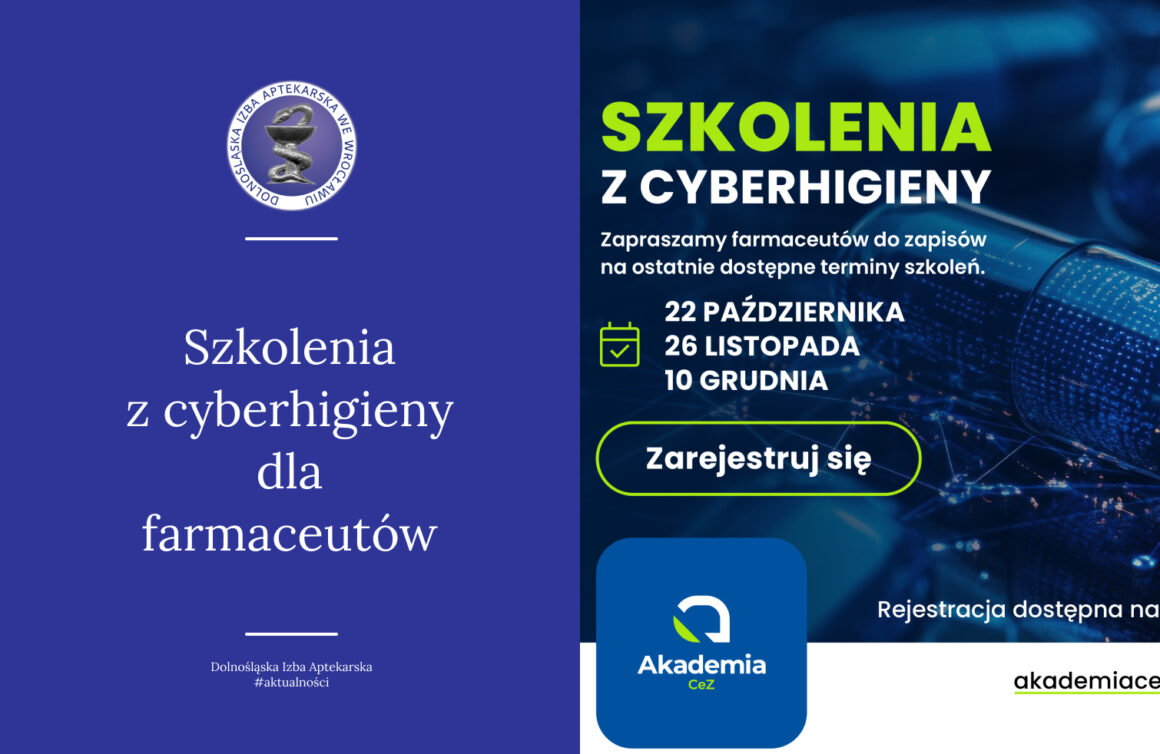 Bezpłatne szkolenia z cyberhigieny dla farmaceutów – Akademia CeZ
