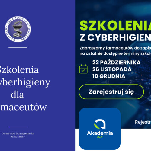Bezpłatne szkolenia z cyberhigieny dla farmaceutów – Akademia CeZ